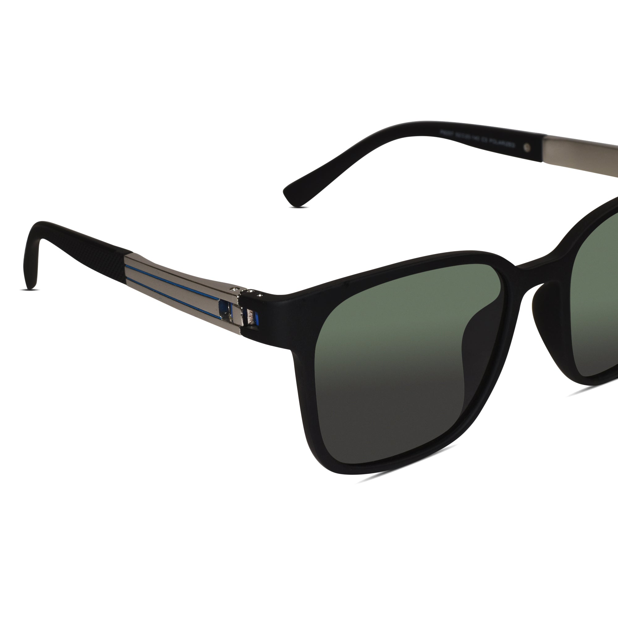 Designer Black Square Sunglasses For Men LKS8257-BLK