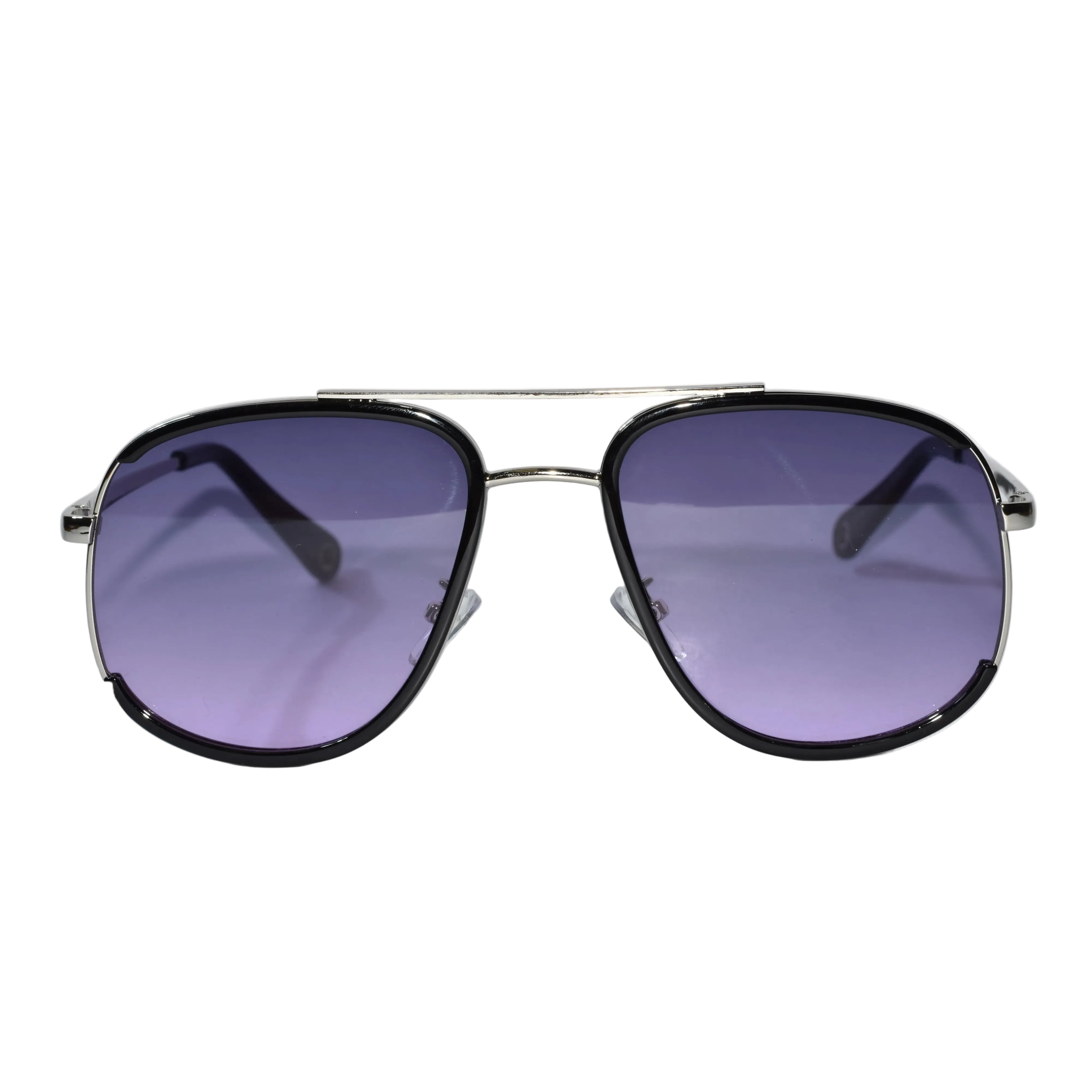 Premium Aviator Sunglasses for Men LKSC1759-BLK Silver