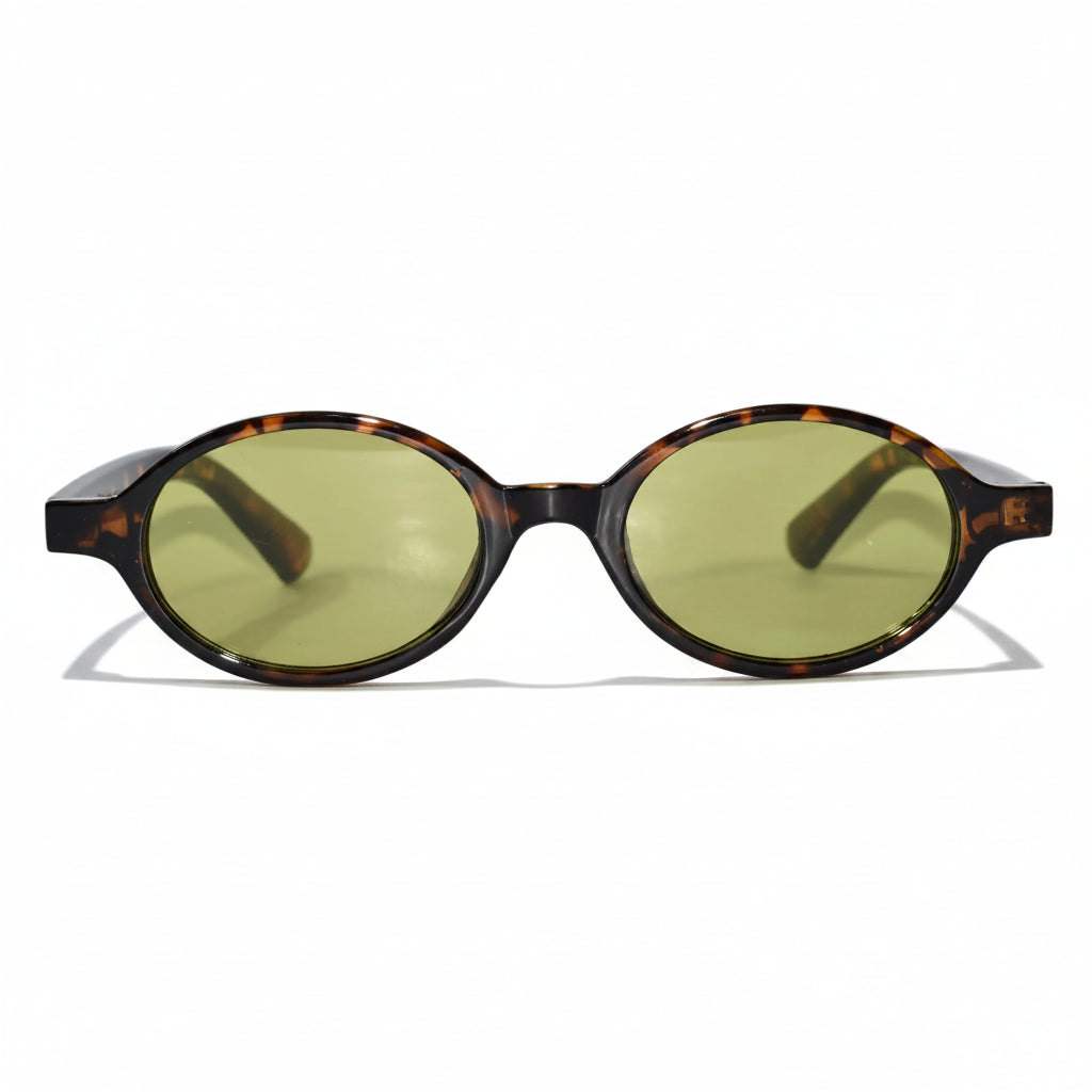 Round Sunglasses for Men & Women ELS2026S07-DA BRN
