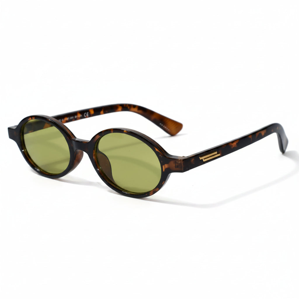 Round Sunglasses for Men & Women ELS2026S07-DA BRN