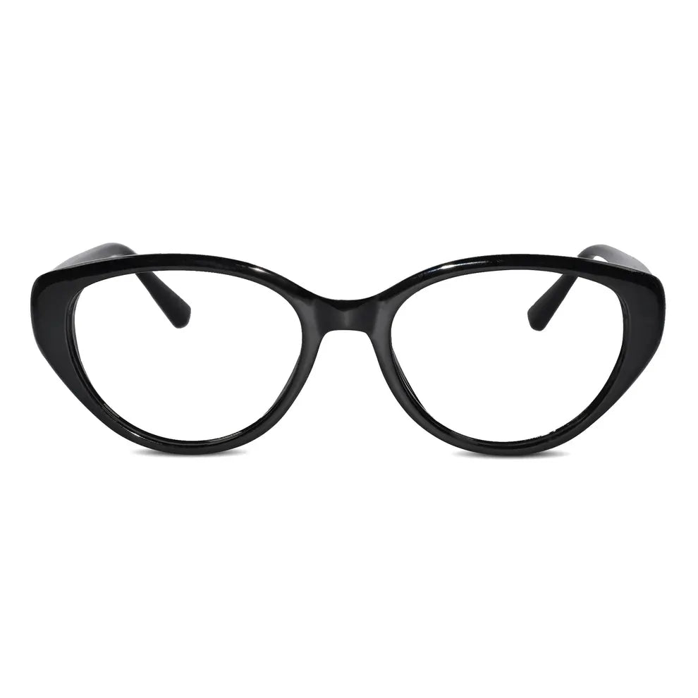 Side view of cateye computer glasses for women elegant specs design for daily use and digital screen protection