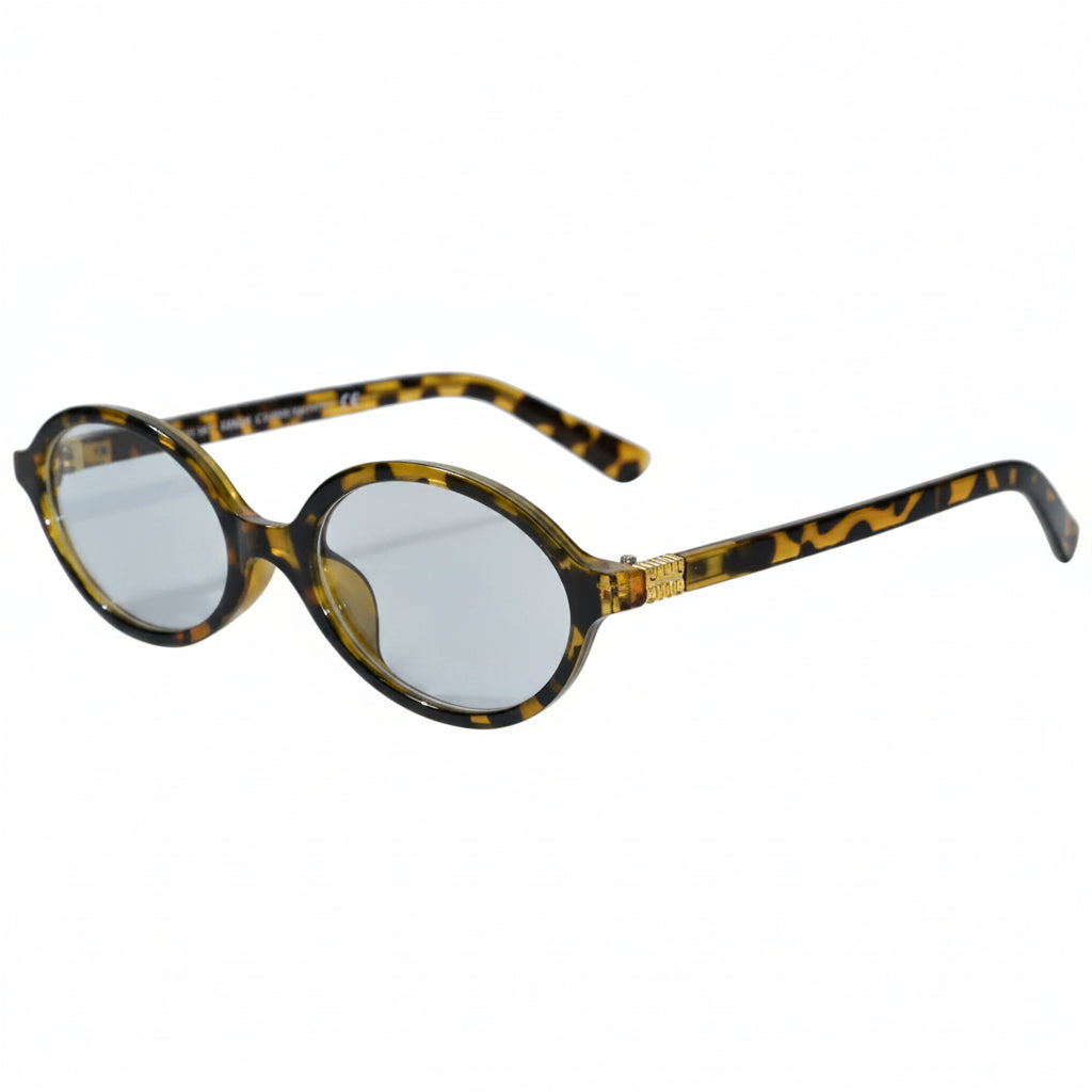 Premium Round Sunglasses for Women ELS2026S018-DA BRN