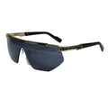 Black Gold Rimless Sunglasses for Men ELS2026S016-BLK