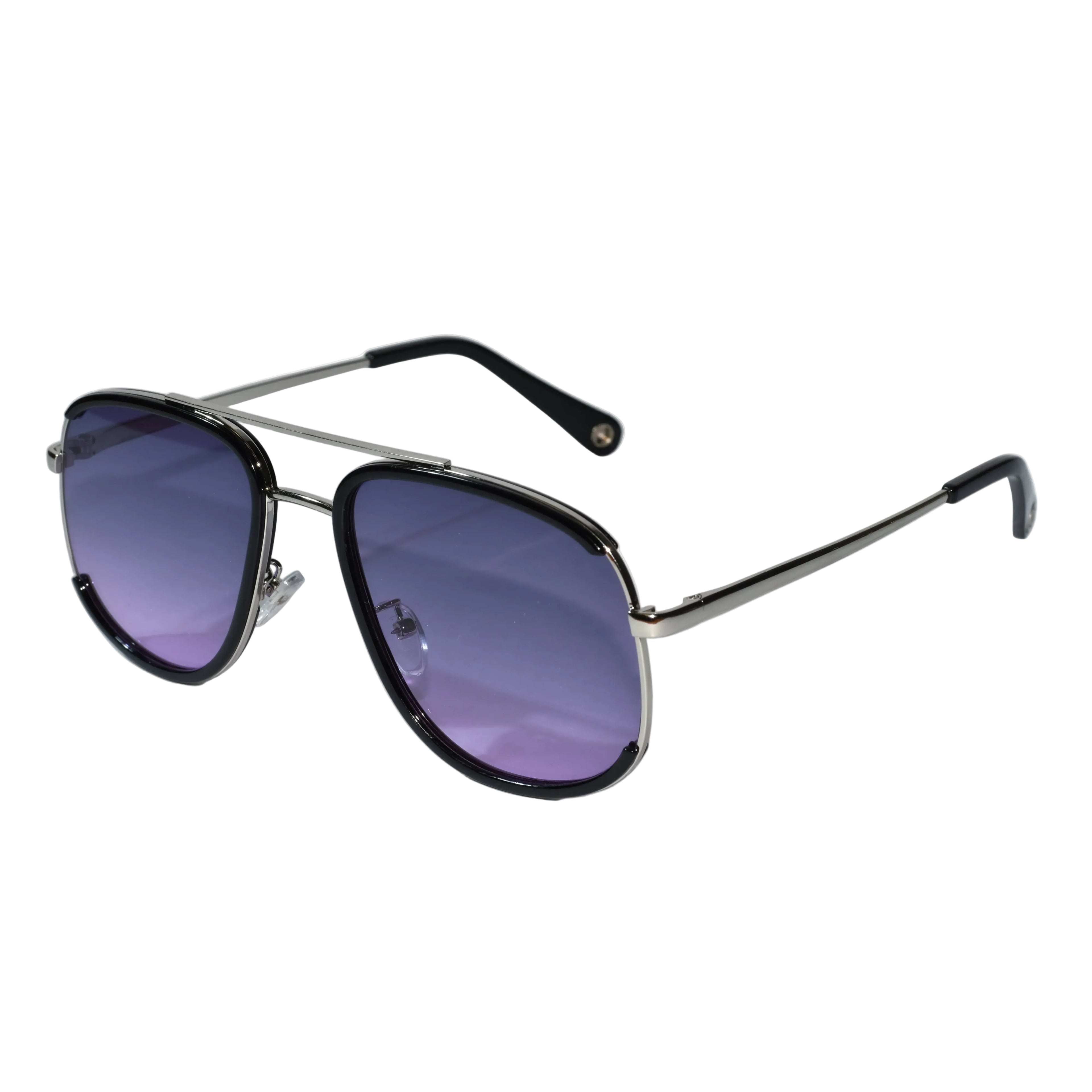 Premium Aviator Sunglasses for Men LKSC1759-BLK Silver