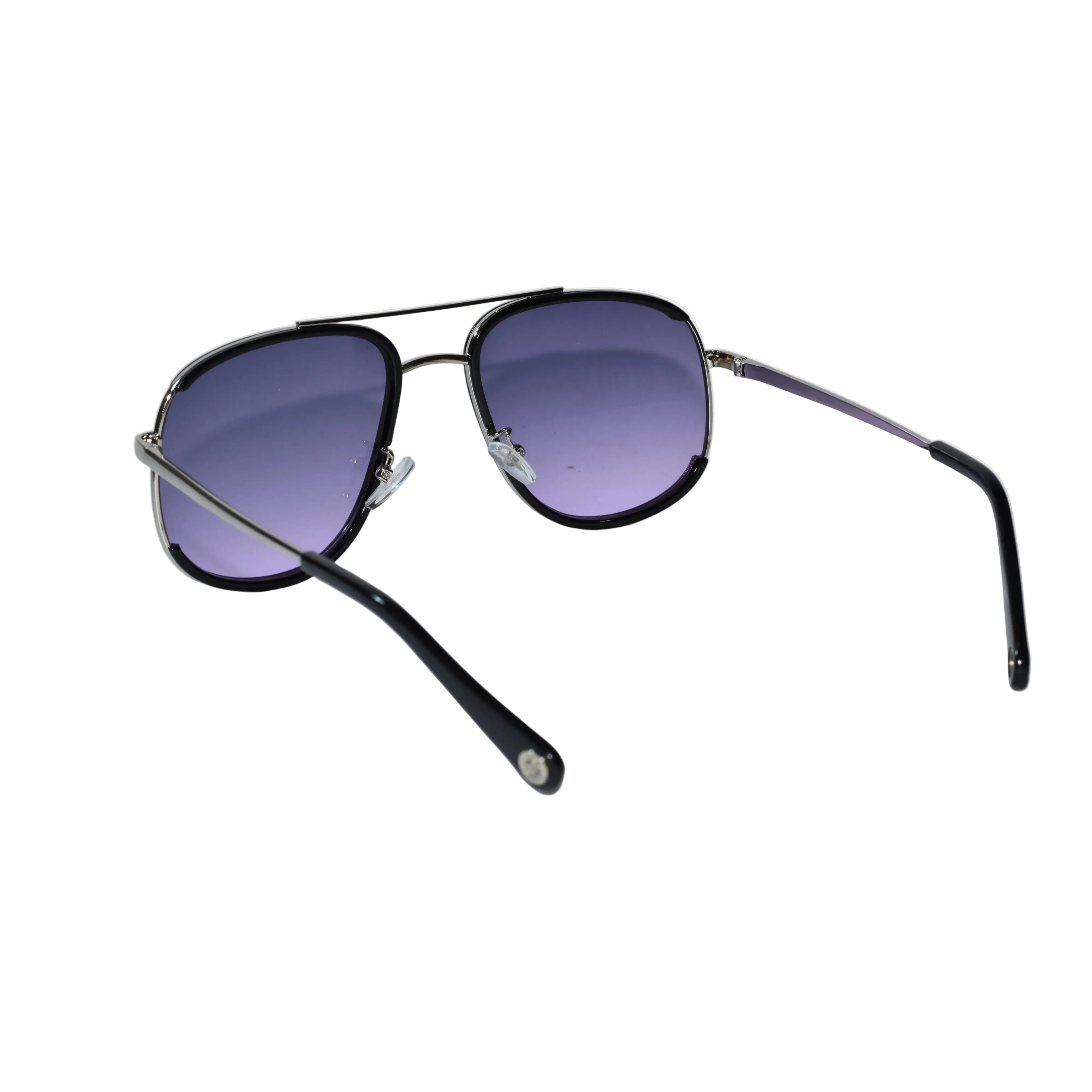 Premium Aviator Sunglasses for Men LKSC1759-BLK Silver