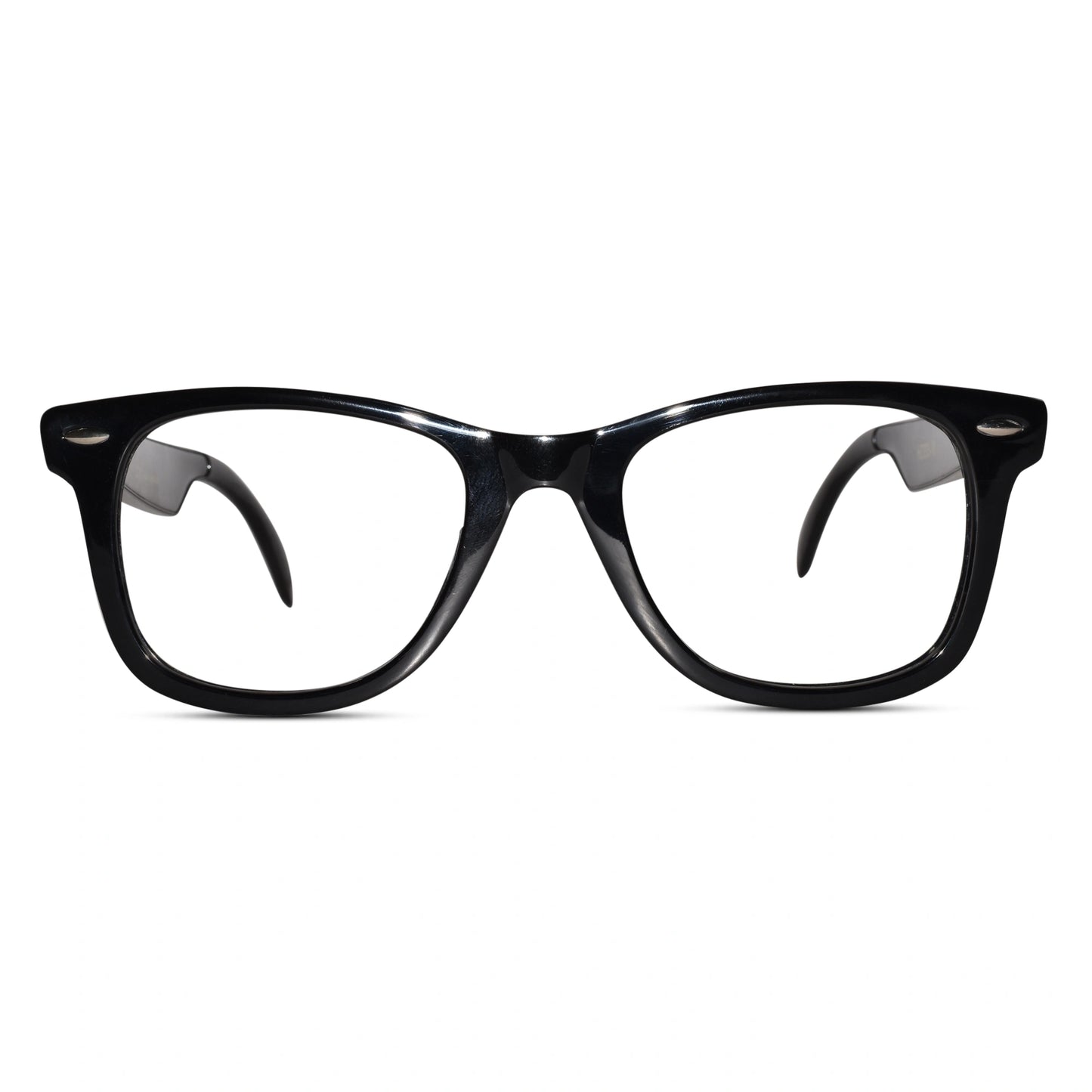 Front view of Smart Wayfarer eyeglasses, a classic design for eyeglass frames offering a stylish look. It is a complete blend of comfort & clarity
