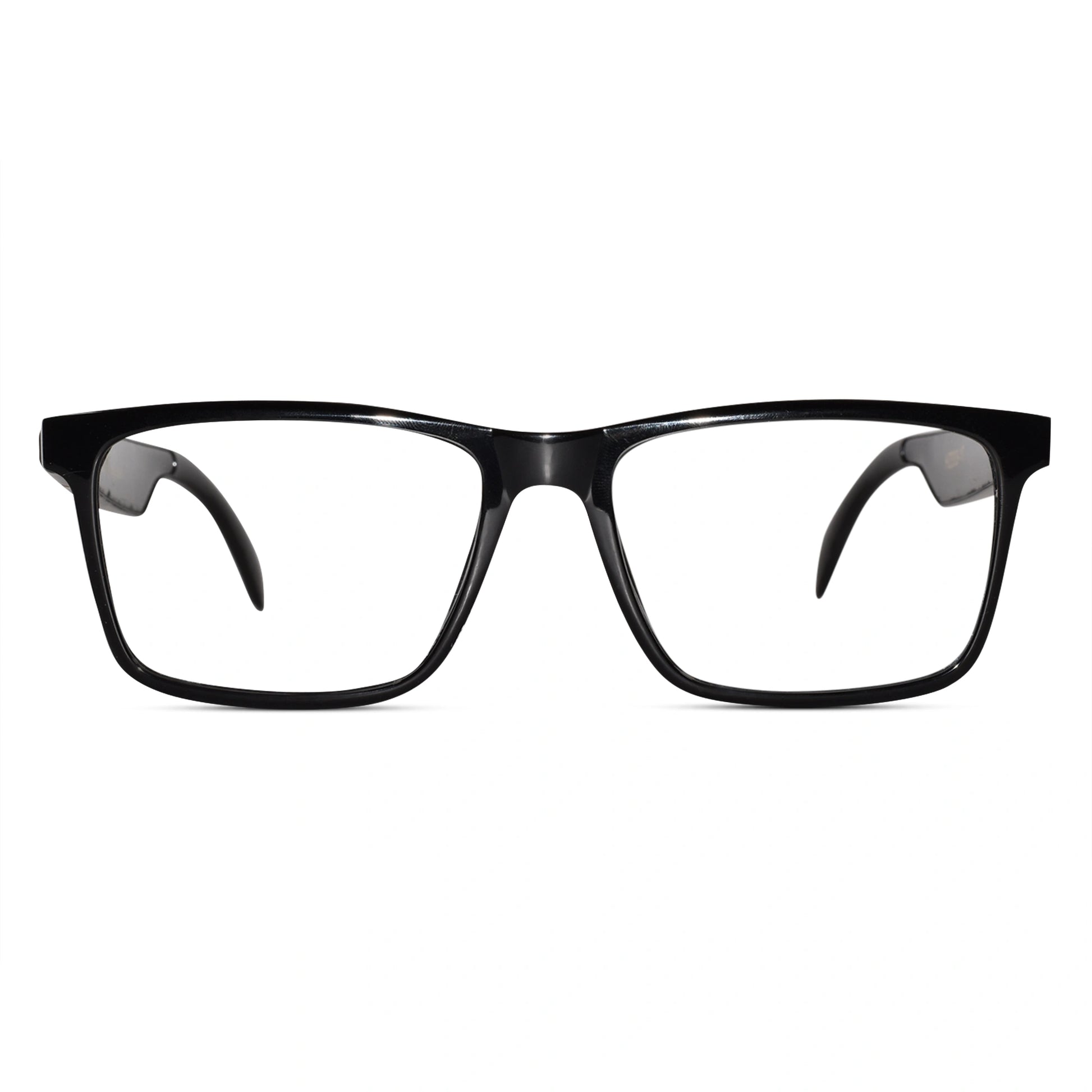 Side view of Smart Rectangular men’s eyeglass frame – lightweight temples and modern design