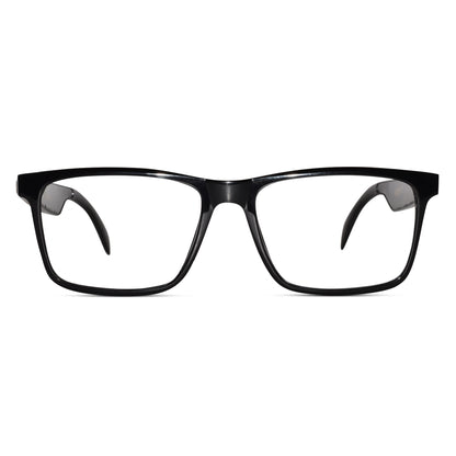 Side view of Smart Rectangular men’s eyeglass frame – lightweight temples and modern design