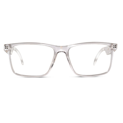 Smart Transparent Rectangular Eyeglasses For Men & Women