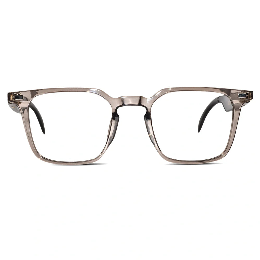 Smart Black Square Eyeglasses For Men