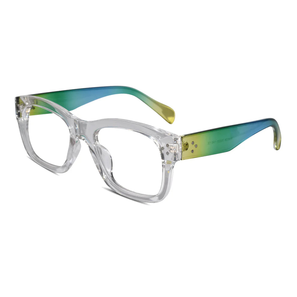 Bold Multi Color Wayfarer Eyeglasses Men & Women
