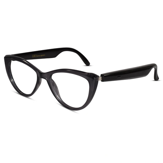 Smart Black Cat-Eye Eyeglasses For Women