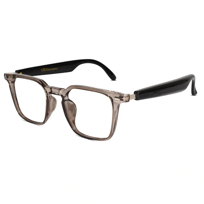 Smart Black Square Eyeglasses For Men