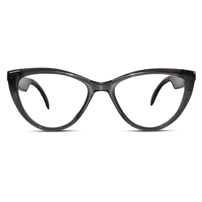 Smart Black Cat-Eye Eyeglasses For Women