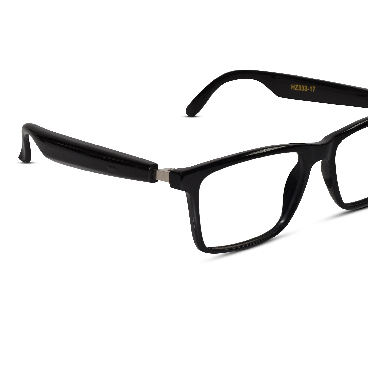 Angled view of Smart Rectangular Eyeglasses for men – stylish frame for office and casual look