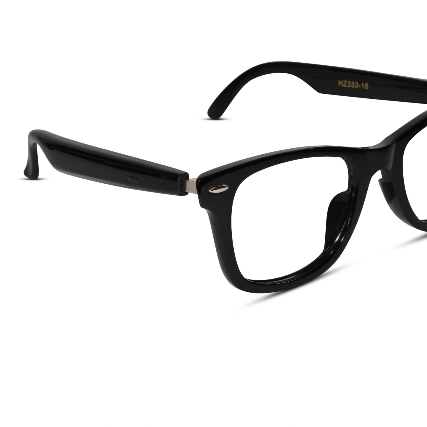 Side profile of Smart Photochromic Eyeglasses with sleek, modern eyeglass frames designed for men & women, blending style with comfort.