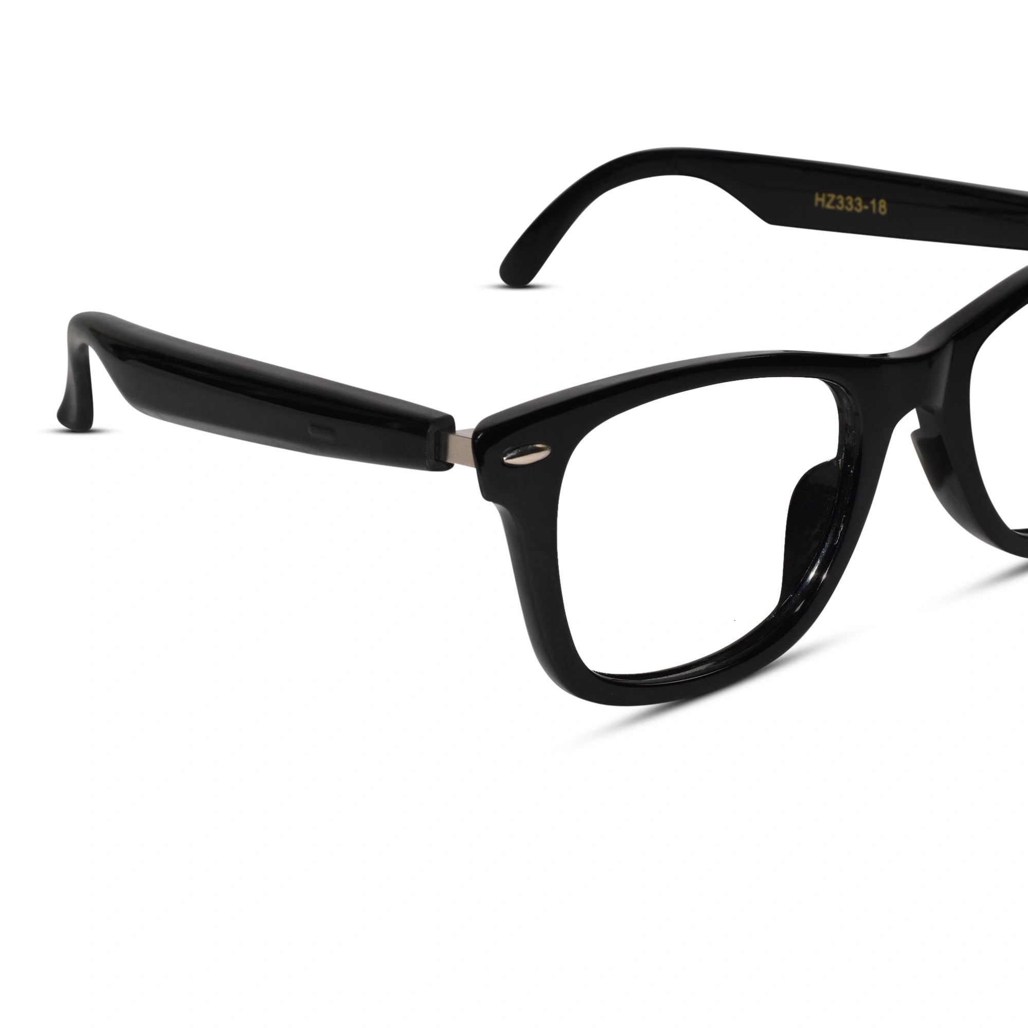 Side profile of Smart Photochromic Eyeglasses with sleek, modern eyeglass frames designed for men & women, blending style with comfort.