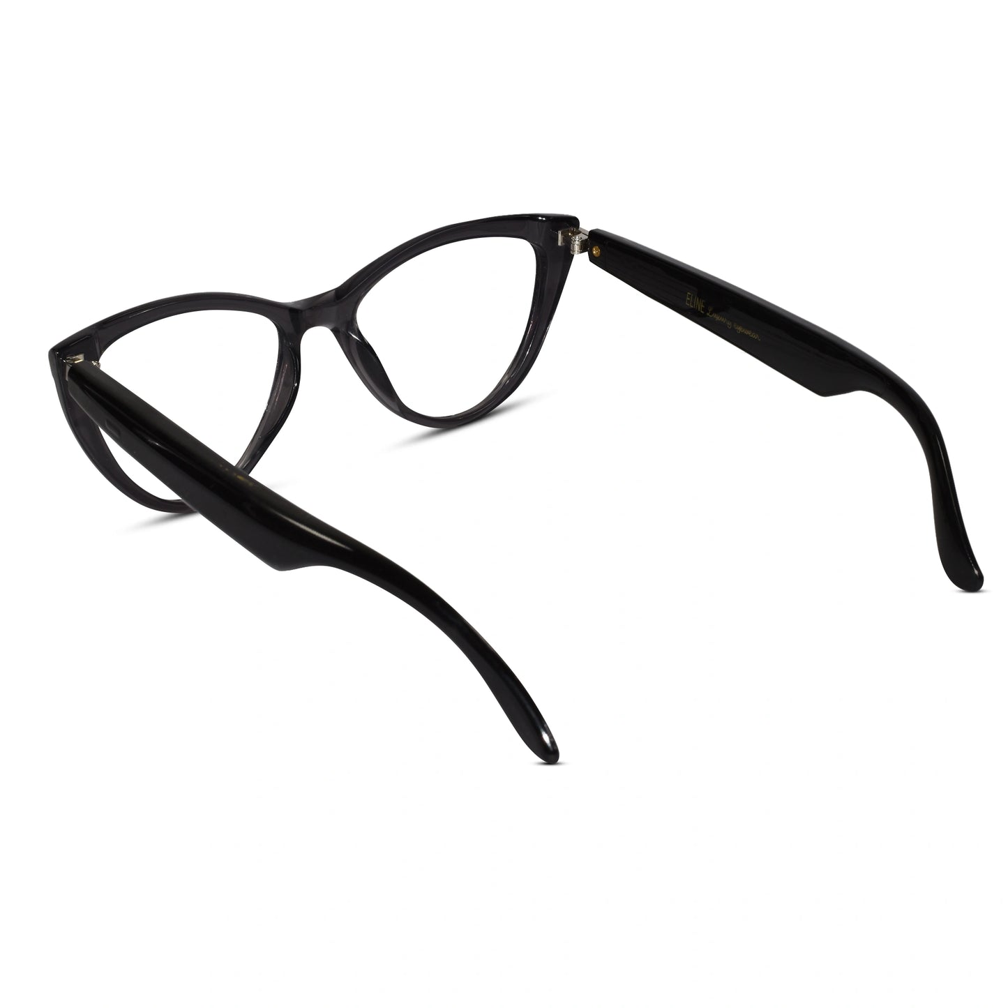 Smart Black Cat-Eye Eyeglasses For Women