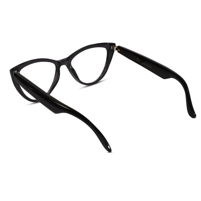 Smart Black Cat-Eye Eyeglasses For Women