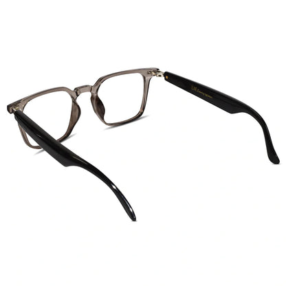 Smart Black Square Eyeglasses For Men