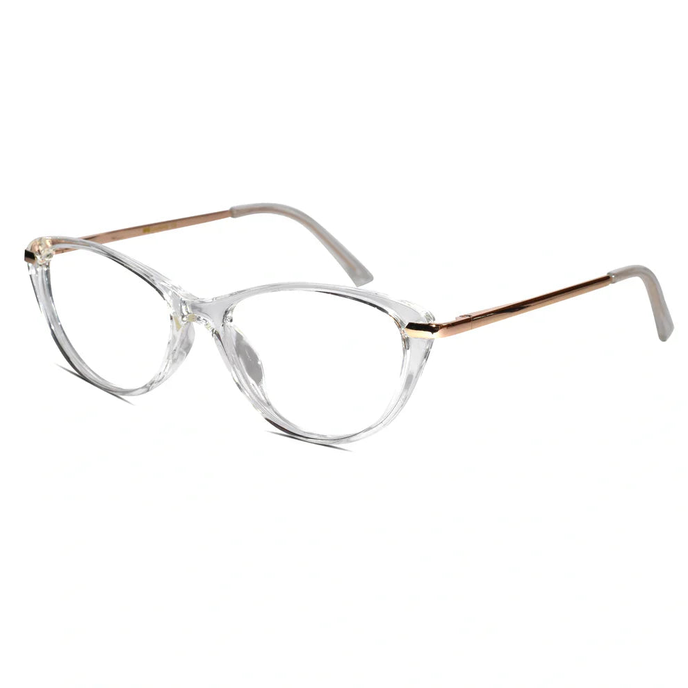 Vintage Black Golden Cateye Eyeglasses LKE92125-BLK