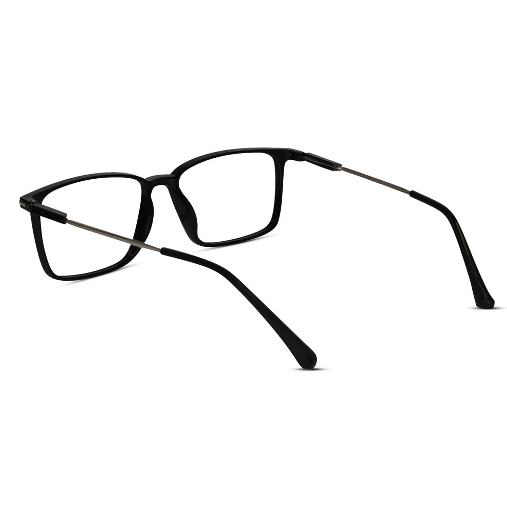 Black Rectangular Eyeglasses For Men & Women