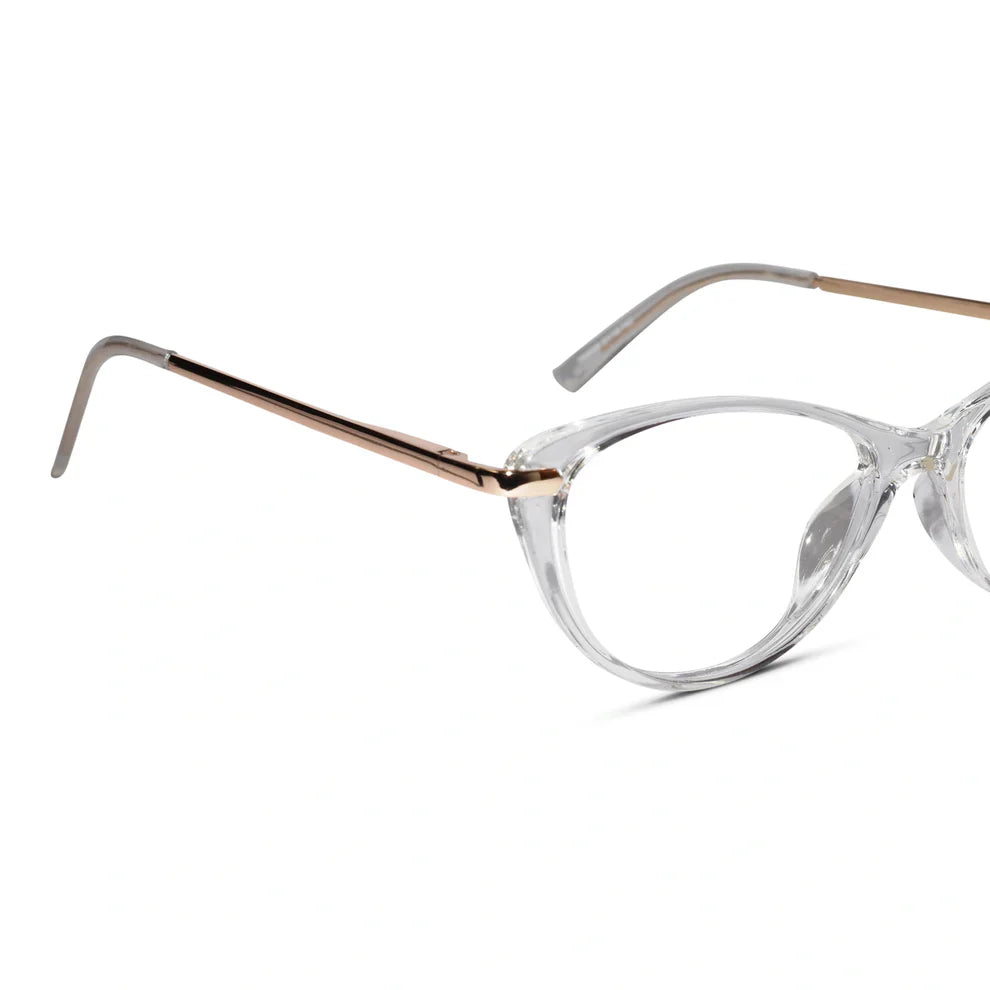 Vintage Black Golden Cateye Eyeglasses
