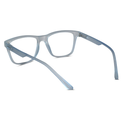 Urban Matte-Ocean Blue Rectangular Eyeglasses & Computer Glasses For Men & Women