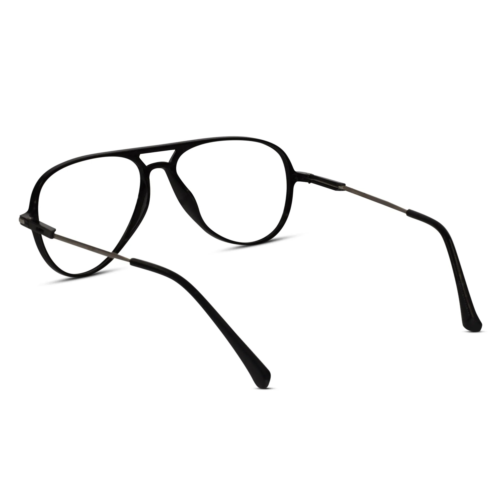 Black Aviator Eyeglasses For Men & Women