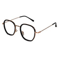 Rose Gold Round Shape Eyeglasses For Men & Women