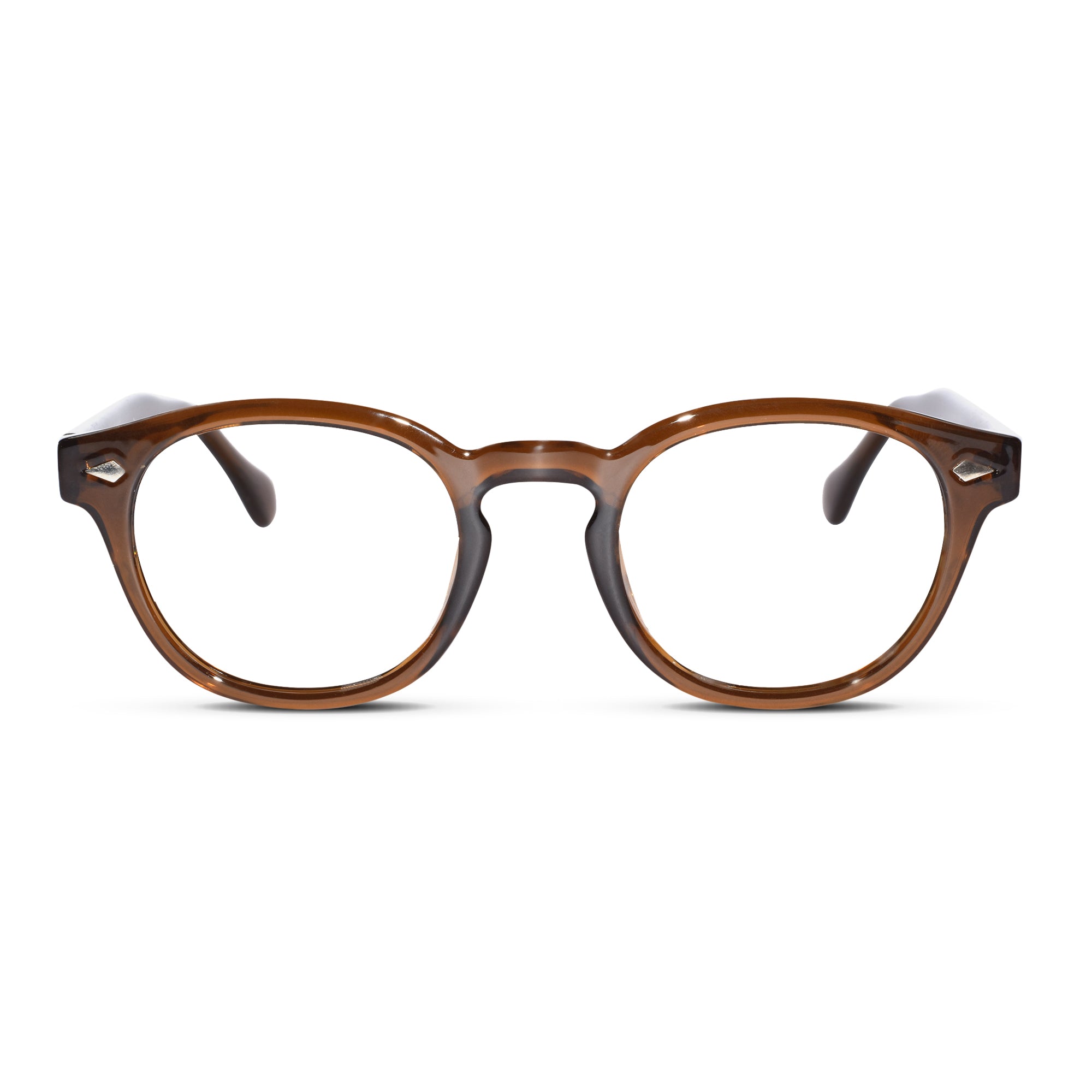 Bold Brown Computer Glasses For Men & Women