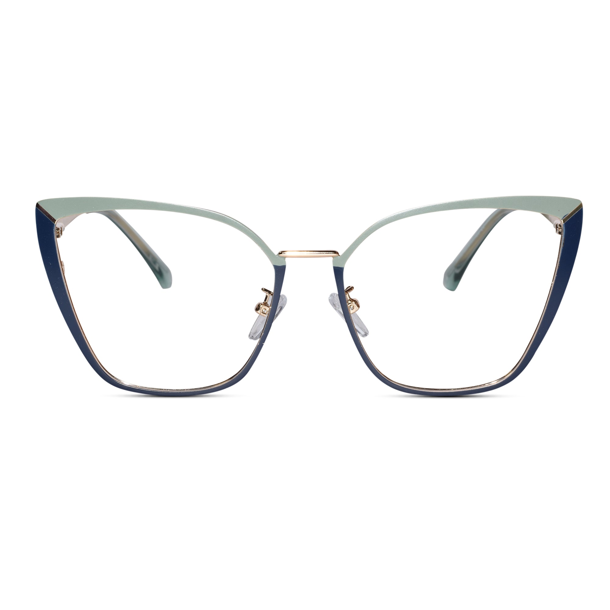 Green Cat eye Eyeglasses For Women LKE9702-GRN