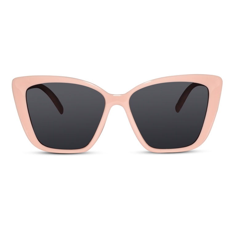 Pink Color Cat Eye Polarized Flexible Sunglasses for kids