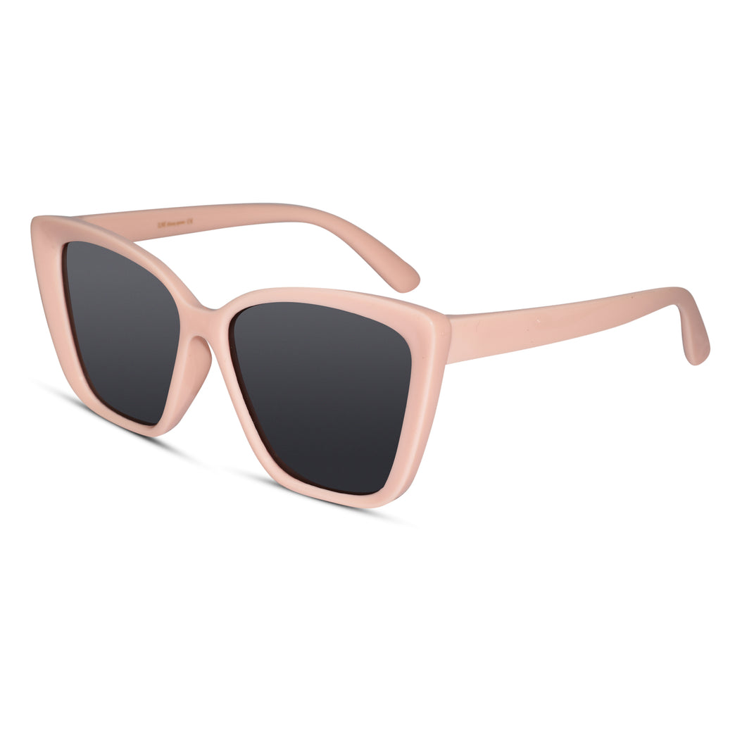 Pink Color Cat Eye Polarized Flexible Sunglasses for kids