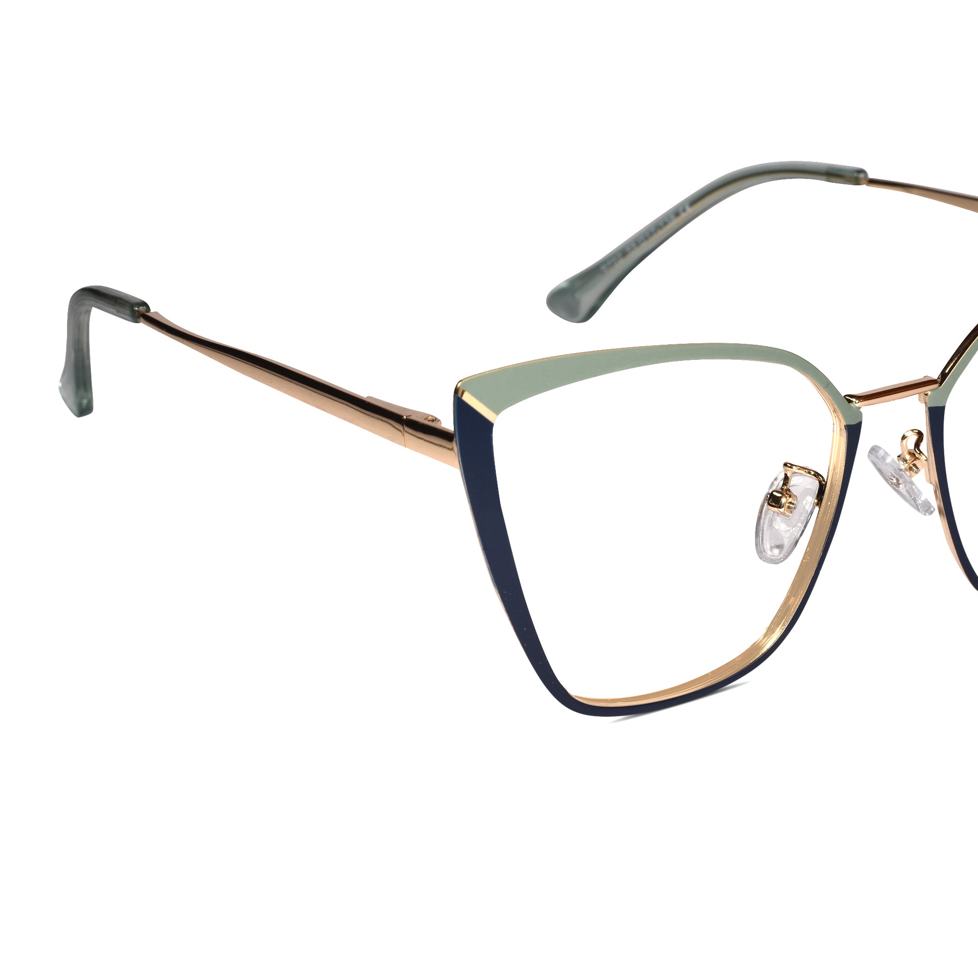 Green Cat eye Eyeglasses For Women LKE9702-GRN