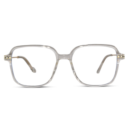 Transparent Square Eyeglasses