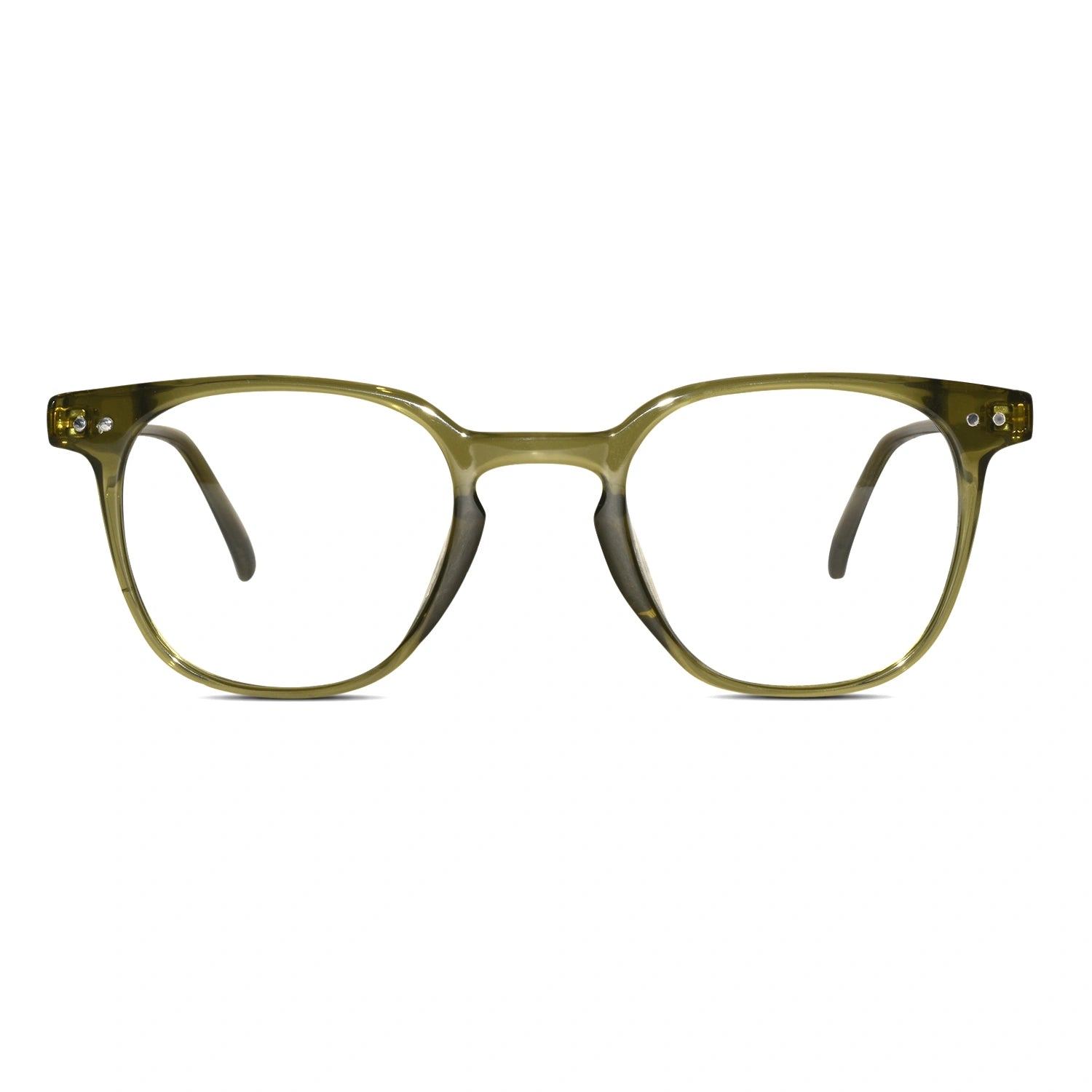 Changing Transparent Green Eyeglasses For Women LKS52607-GRN