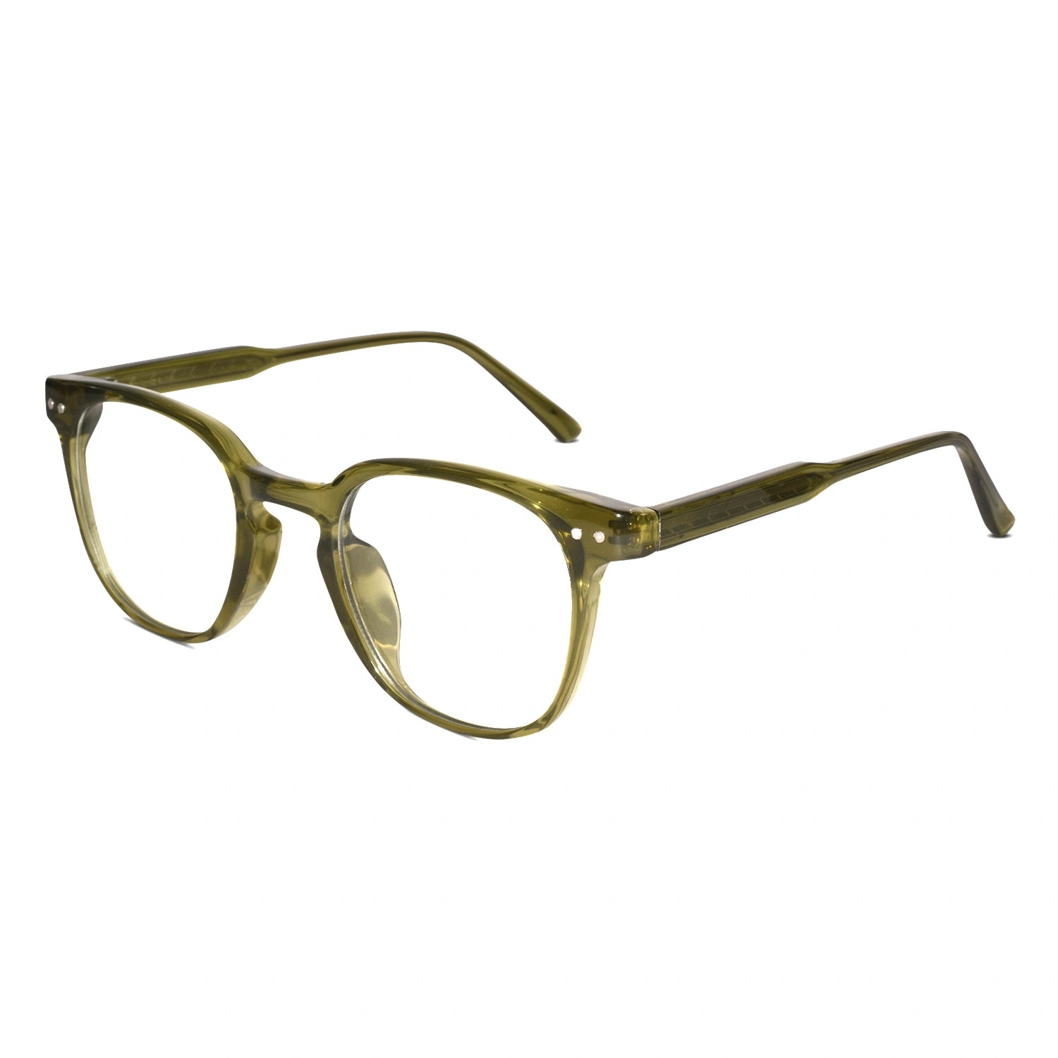 Changing Transparent Green Eyeglasses For Women LKS52607-GRN