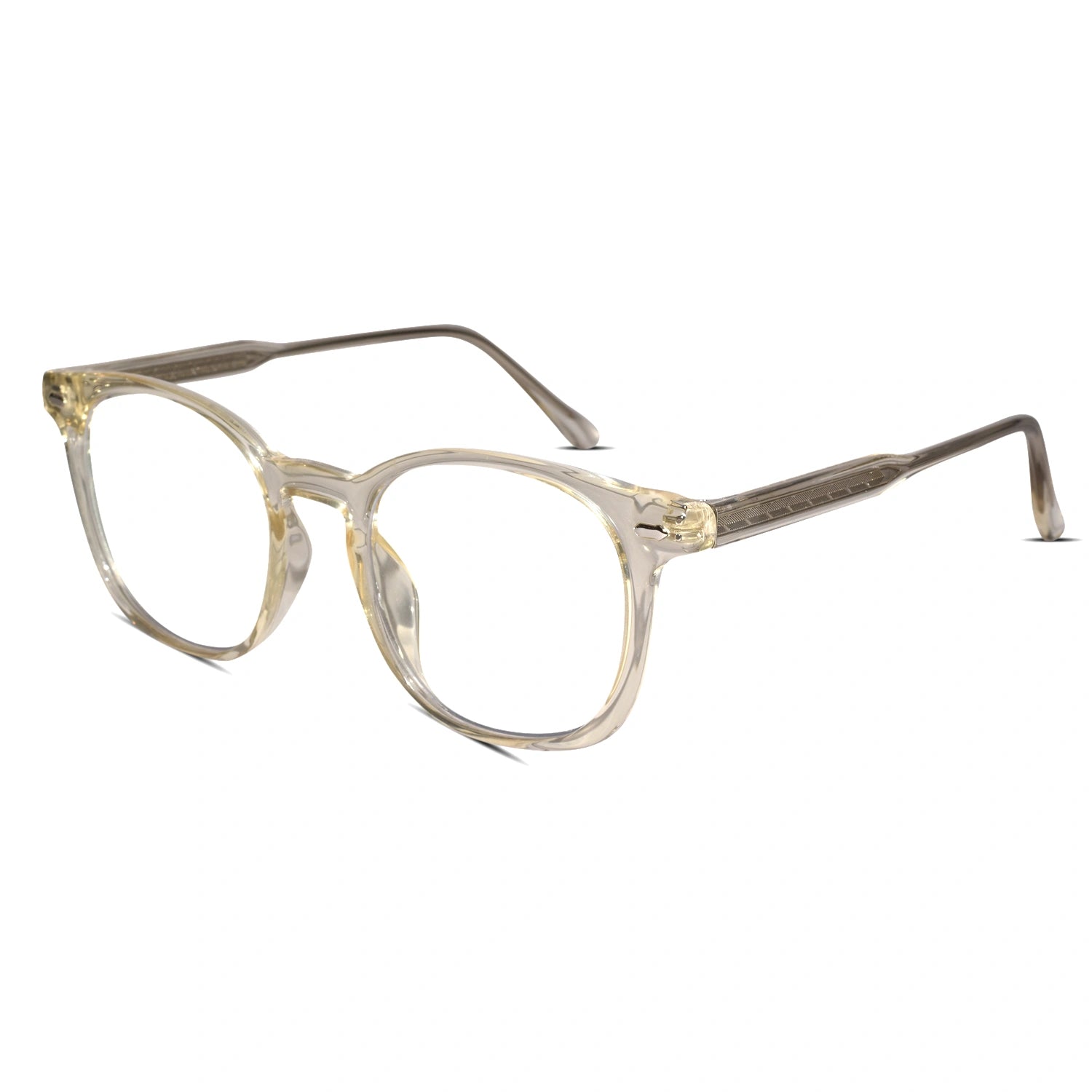 Changing Transparent Wayfarer Eyeglasses For Women LKS52613-TRANS