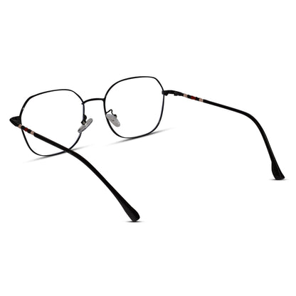 Metal Square Full Frame Bluecut  Eyeglasses