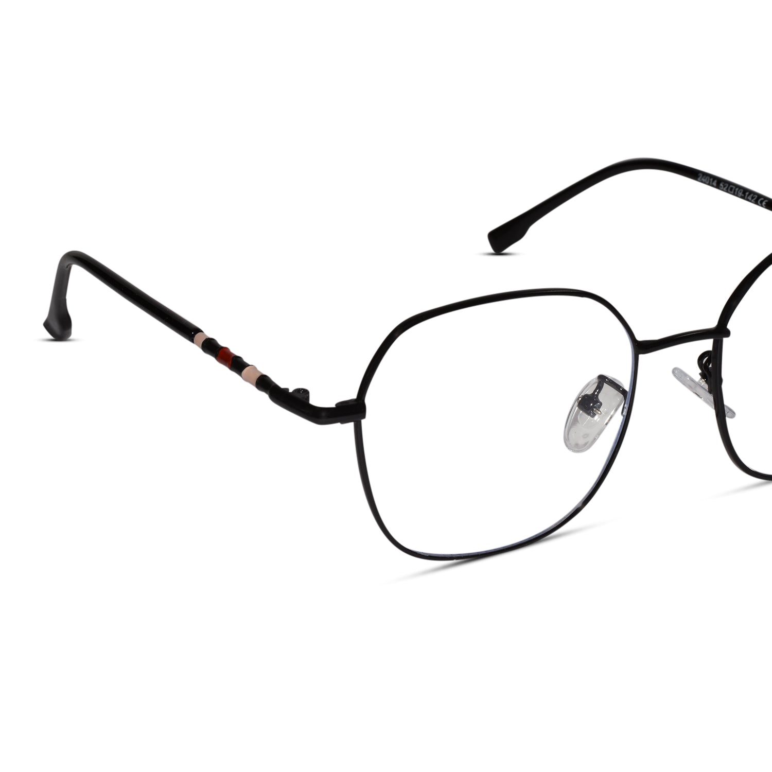 Metal Square Full Frame Bluecut  Eyeglasses