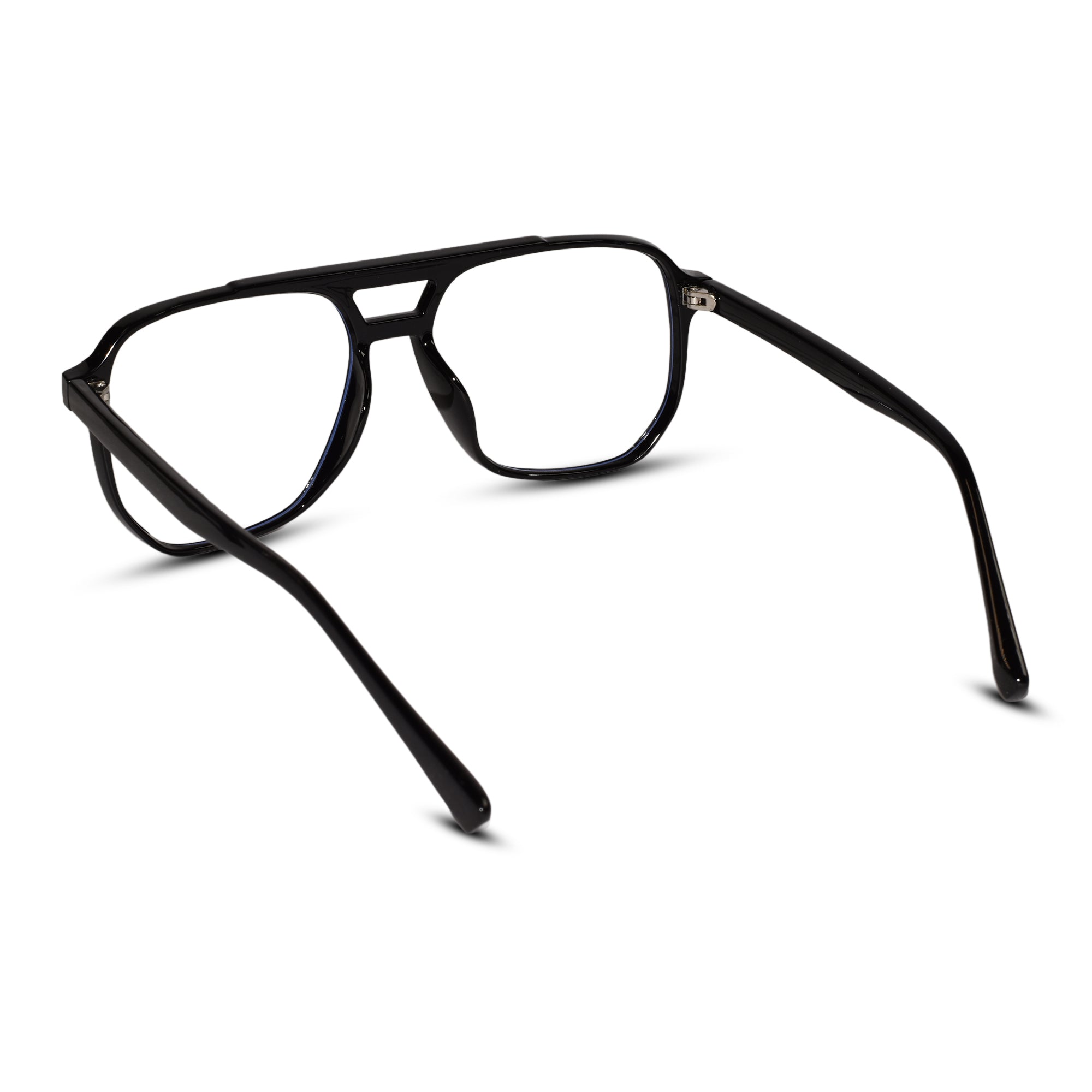 Black Marshall Rrectangular Eyeglasses For Men LKE8935-BLK