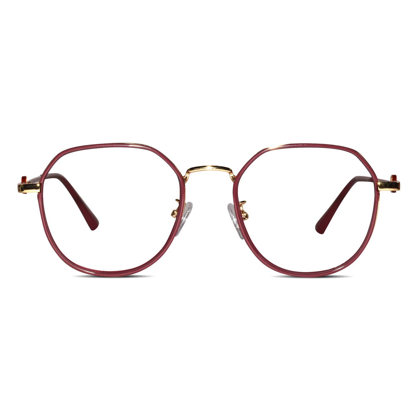 Red Round Eyeglasses For Women
