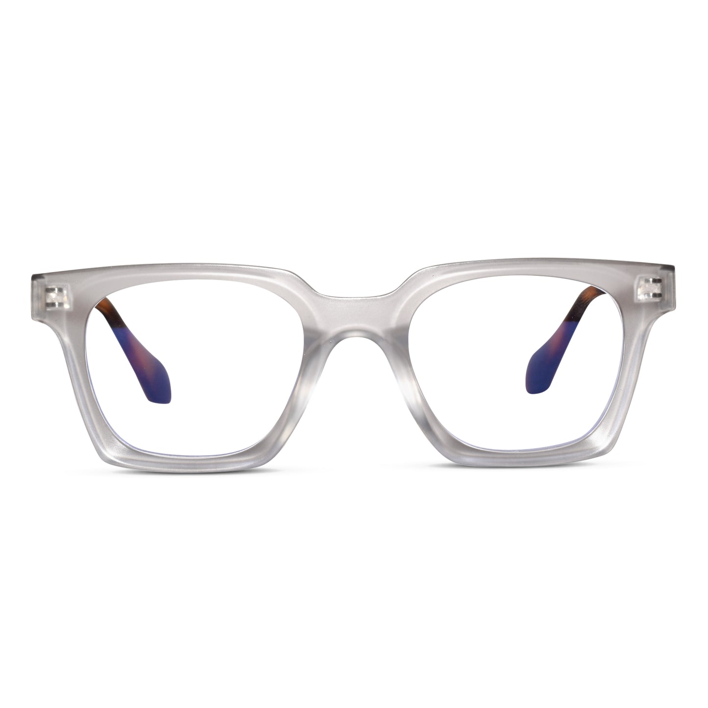 Transparent square eye glasses for men & women