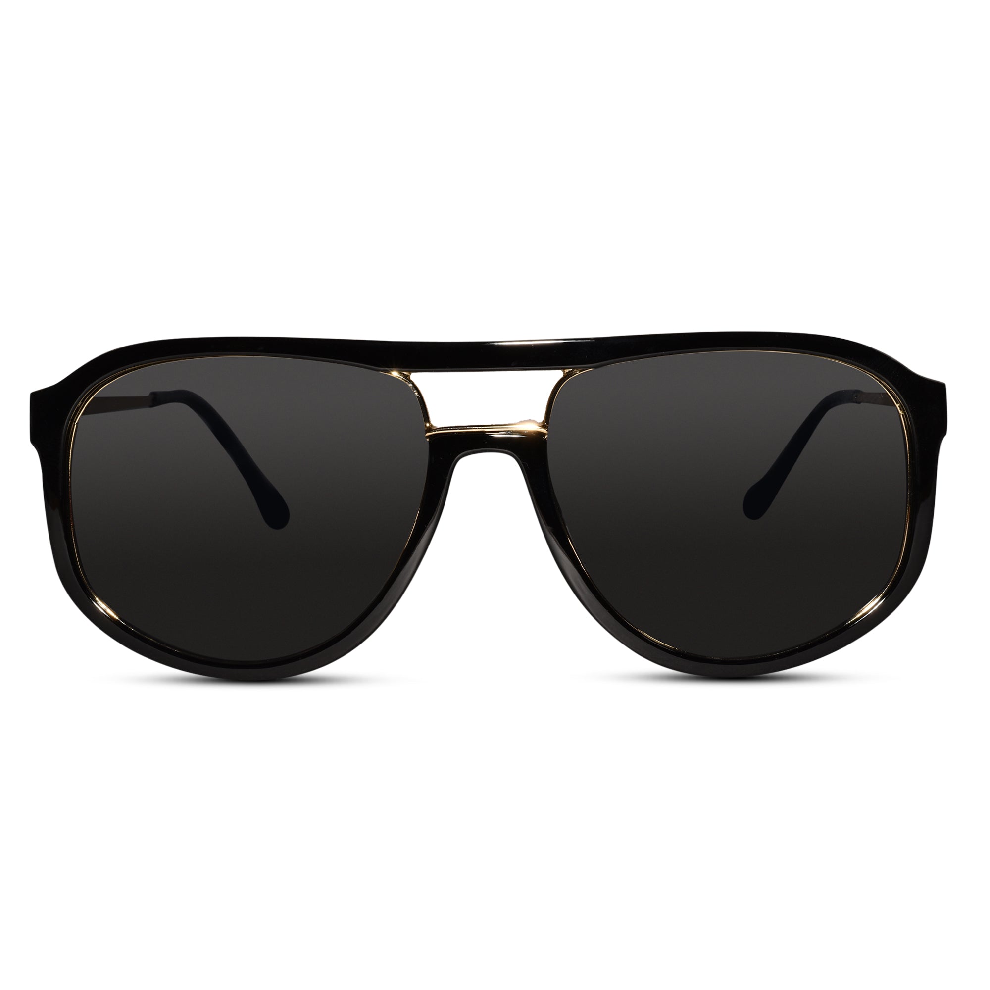 Black Gold Marshal Sunglasses For Women and Men LKS22029-BLK