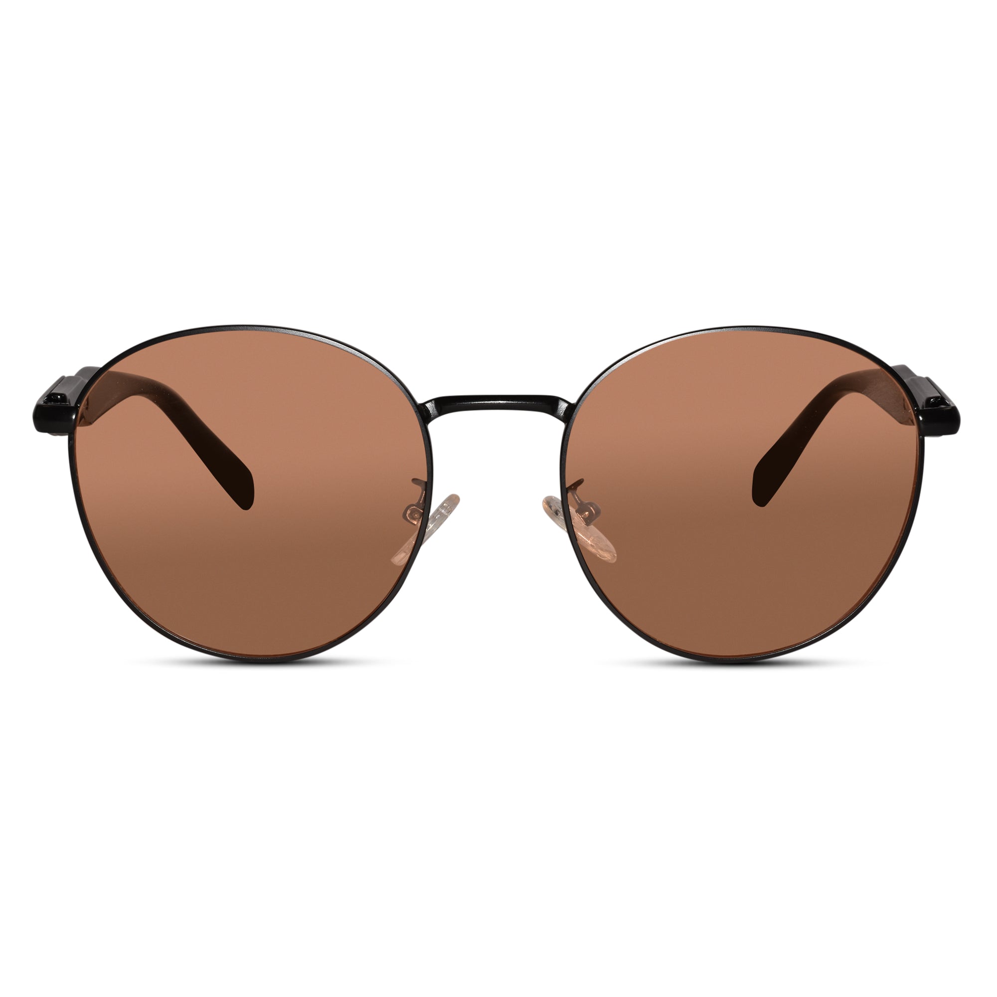 Brown Sunglasses For Women and Men LKS8008-ORNG-BLK