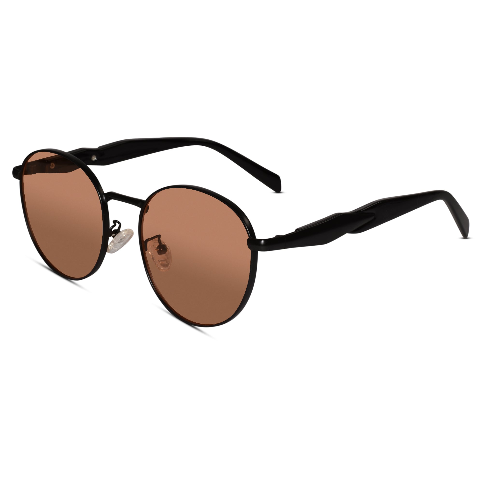 Brown Sunglasses For Women and Men LKS8008-ORNG-BLK