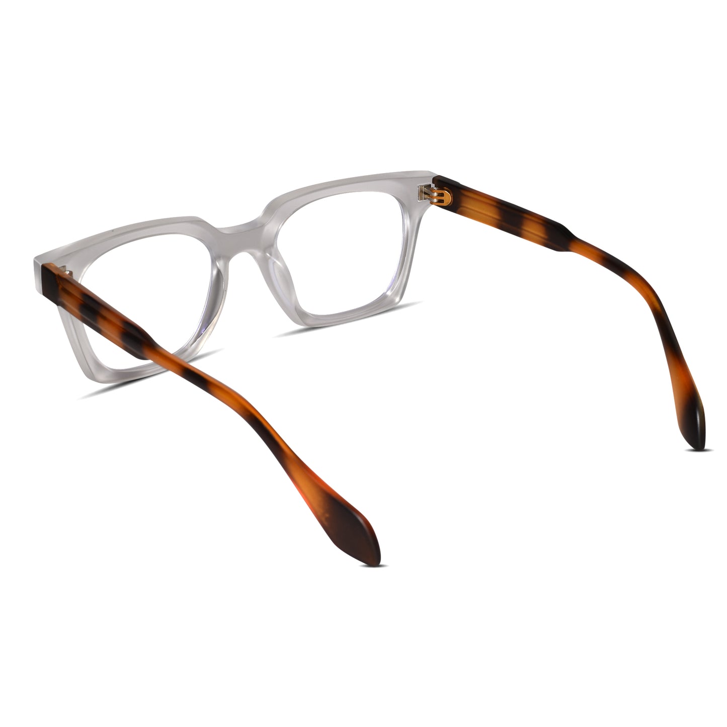 Transparent square eye glasses for men & women