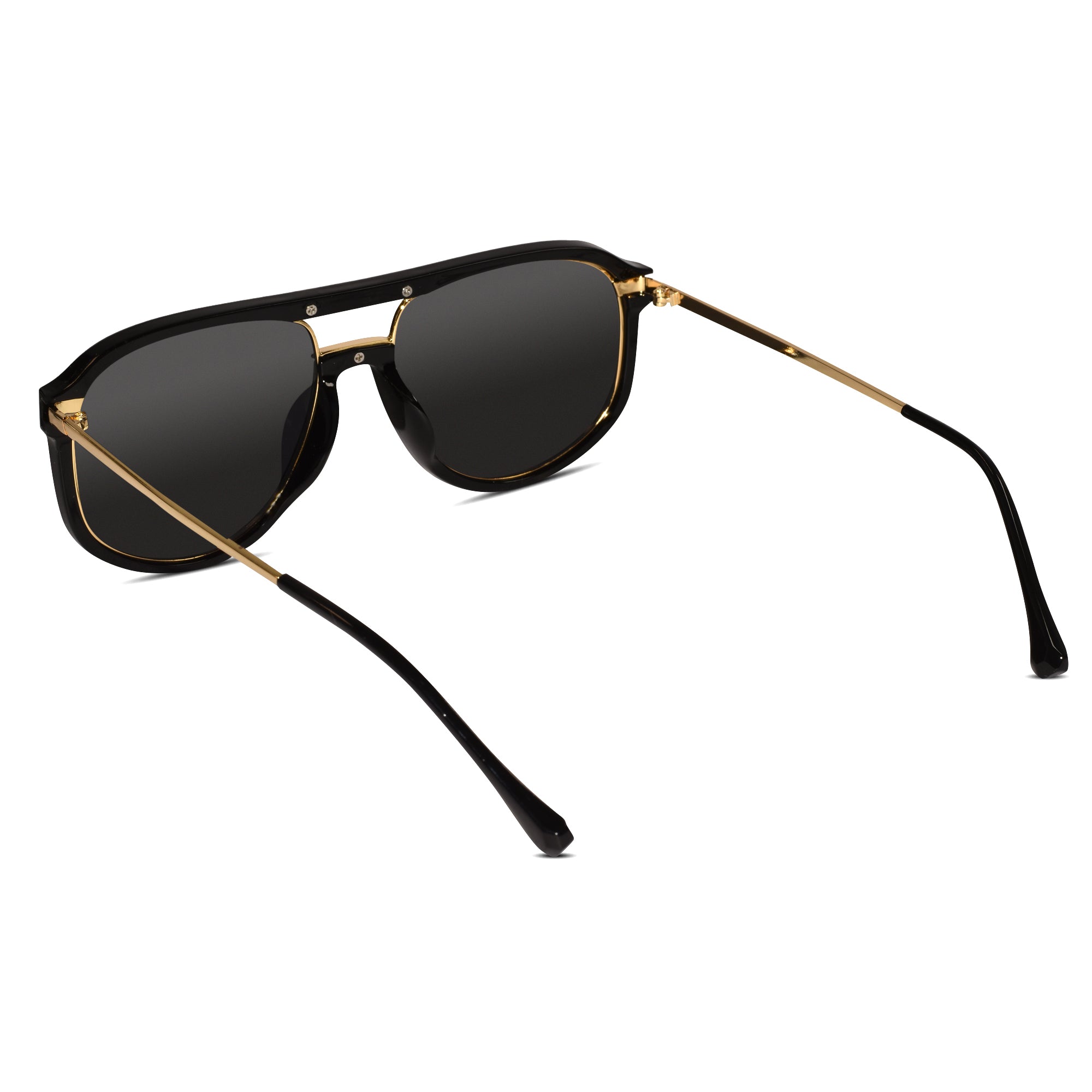 Black Gold Marshal Sunglasses For Women and Men LKS22029-BLK
