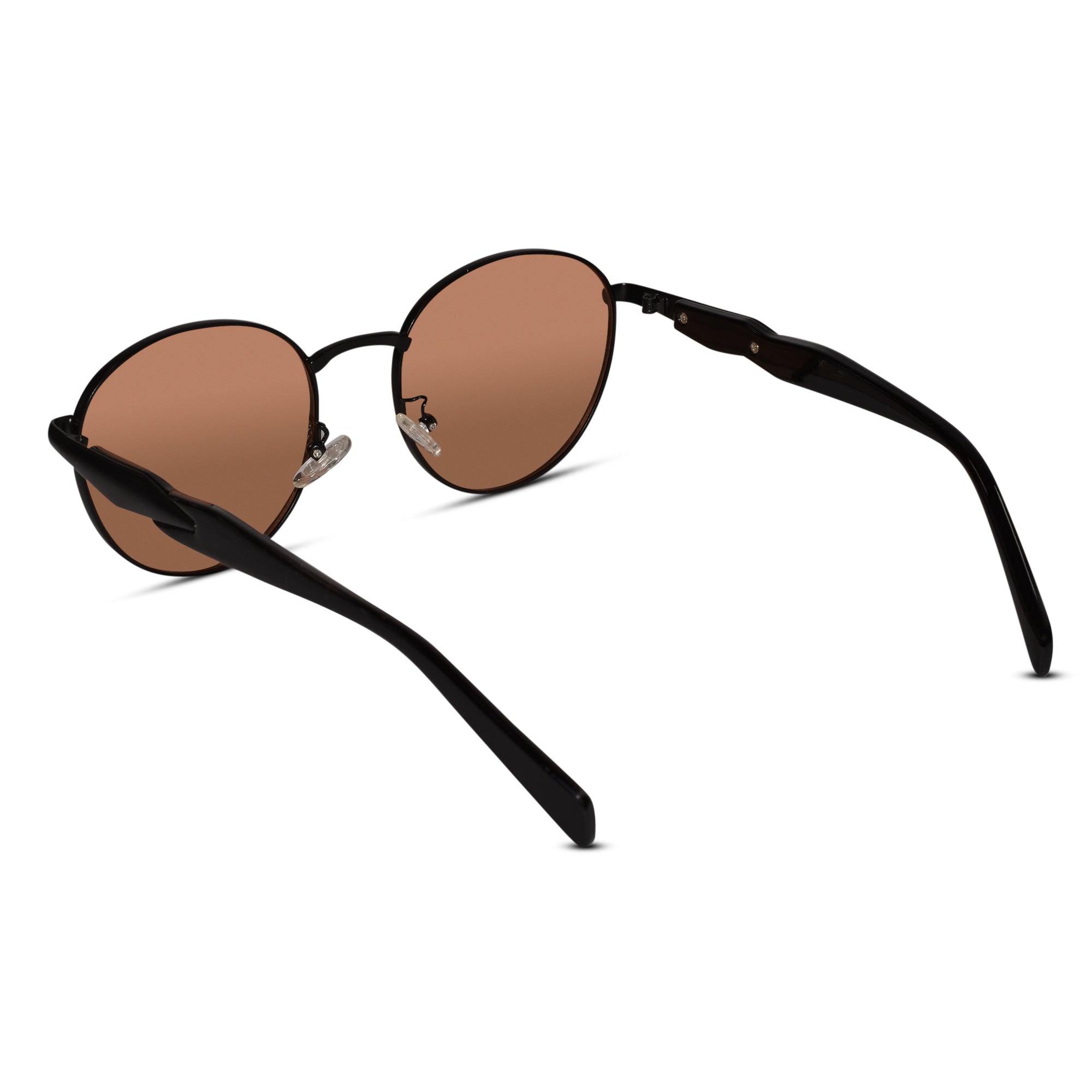 Brown Sunglasses For Women and Men LKS8008-ORNG-BLK